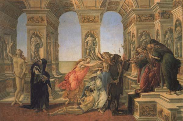 Sandro Botticelli The Calumny Spain oil painting art